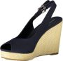 Tommy Hilfiger Sleehaksandaaltjes WEBBING WEDGE SANDAL zomerschoen sandaal keilhak met verstelbare gesp - Thumbnail 9