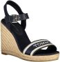 Tommy Hilfiger Sleehaksandaaltjes WEBBING WEDGE SANDAL zomerschoen sandaal keilhak met verstelbare gesp - Thumbnail 5