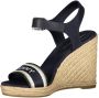 Tommy Hilfiger Sleehaksandaaltjes WEBBING WEDGE SANDAL zomerschoen sandaal keilhak met verstelbare gesp - Thumbnail 6