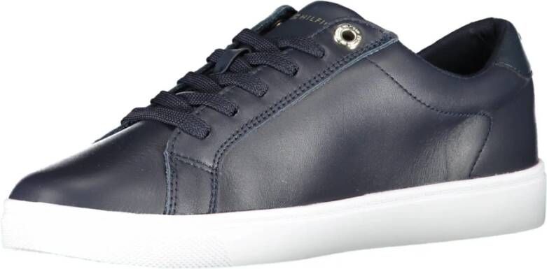 Tommy Hilfiger Blauwe Sportieve Veterschoenen met Contrastdetails Blue Dames