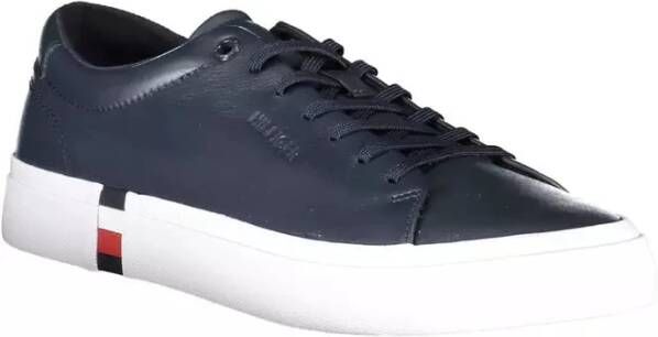 Tommy Hilfiger Blauwe sportsneakers met veters Blue Heren