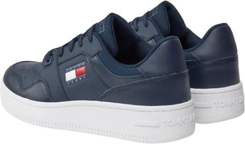 Tommy Hilfiger Blauwe Trendy Sneakers voor Mannen Blue Heren