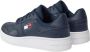 Tommy Hilfiger Retro Basket leren heren sneakers Blauw Uitneembare zool - Thumbnail 31