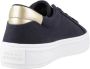 Tommy Hilfiger Plateausneakers ESSENTIAL VULC CANVAS SNEAKER Contrastafwerking in metalliclook vrijetijdsschoen halfschoen veterschoen - Thumbnail 4