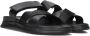 Tommy Hilfiger Zwarte platte sandalen Density Mix Black Heren - Thumbnail 14