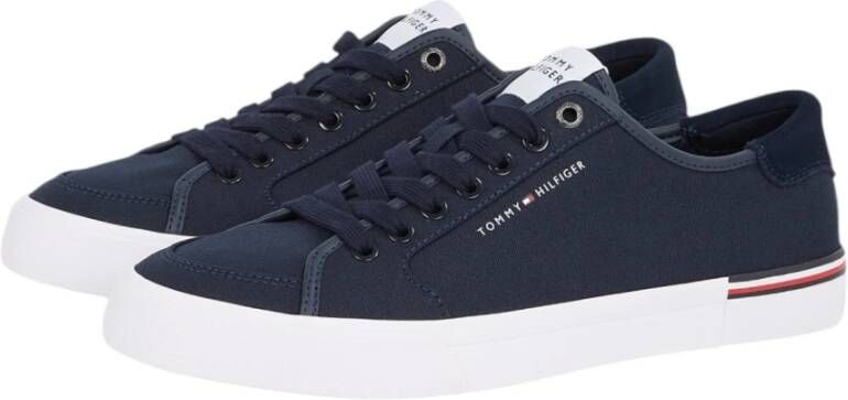 Tommy Hilfiger Casual Sneakers Collectie in Katoenmix Blue Heren