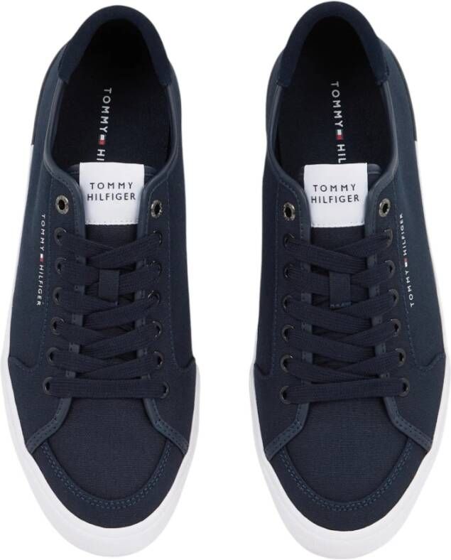 Tommy Hilfiger Casual Sneakers Collectie in Katoenmix Blue Heren