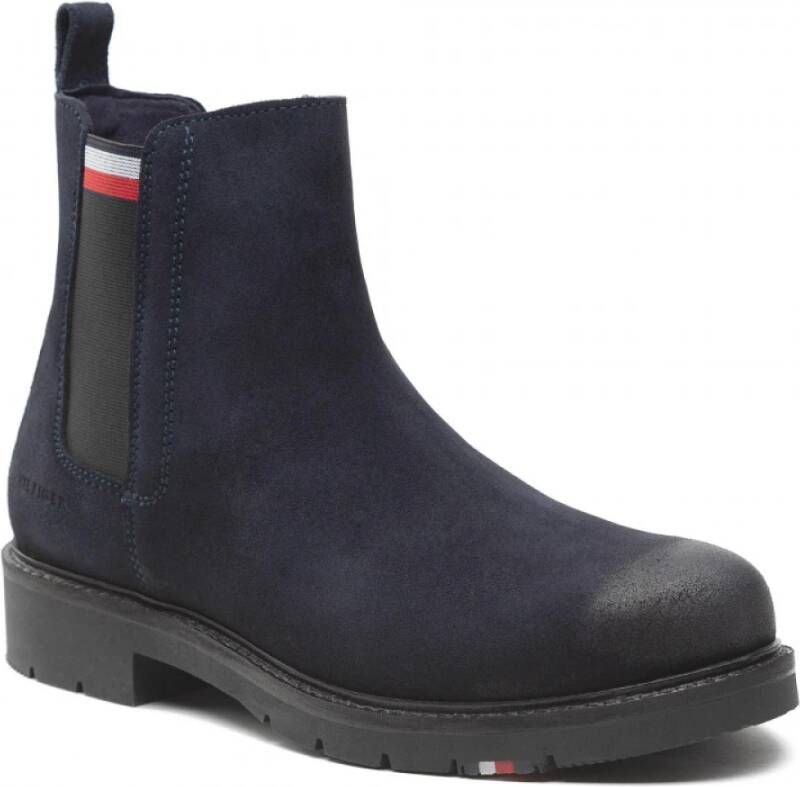 Tommy Hilfiger Chelsea-laarzen Blauw Heren