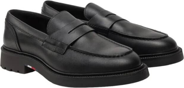 Tommy Hilfiger Comfort Leren Loafers Black Heren