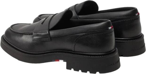 Tommy Hilfiger Comfort Leren Loafers Black Heren