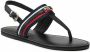 Tommy Hilfiger Sandalen CORPORATE TH WEBBING FLAT SANDAL met teenbandje - Thumbnail 4