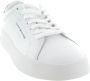 Tommy Hilfiger Court Leren Detail Schoenen White Heren - Thumbnail 2