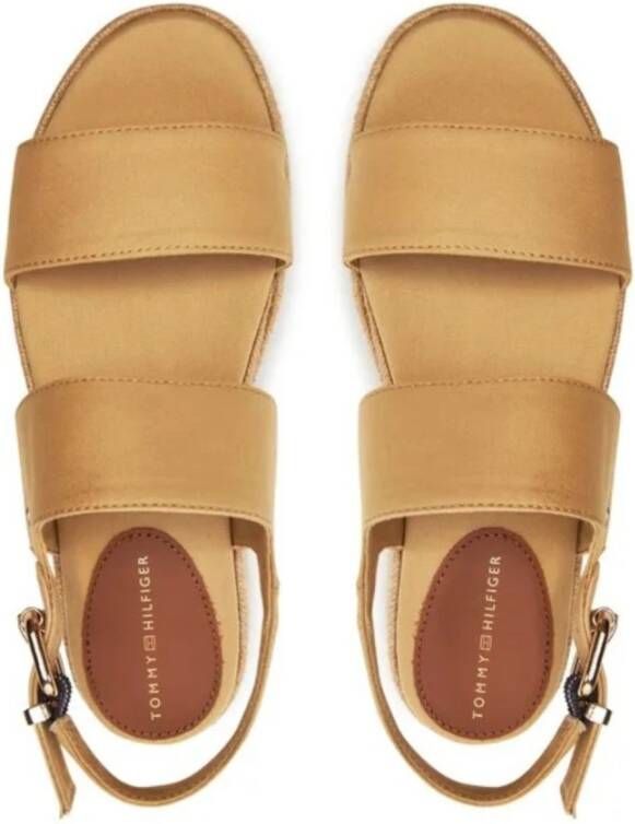 Tommy Hilfiger Dames Sleehak Sandalen Brown Dames