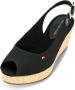 Tommy Hilfiger Elegante Espadrilles Sling-back Sandalen Black Dames - Thumbnail 2