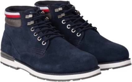 Tommy Hilfiger Enkellaarzen Blue Heren