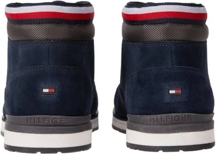 Tommy Hilfiger Enkellaarzen Blue Heren