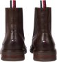 Tommy Hilfiger FM0FM04204 Hilfiger Leather Lace Up Chelsea Q3 - Thumbnail 11