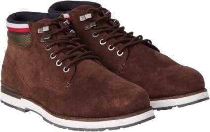 Tommy Hilfiger Enkellaarzen Brown Heren