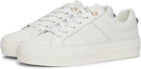 Tommy Hilfiger Essentiële Beige Sneakers Beige Dames