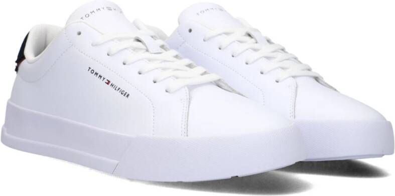 Tommy Hilfiger Essentiële Court Sneakers voor Heren White Heren