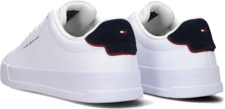 Tommy Hilfiger Essentiële Court Sneakers voor Heren White Heren