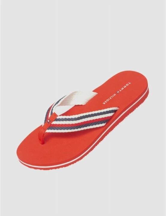 Tommy Hilfiger Flip Flops Rood Dames