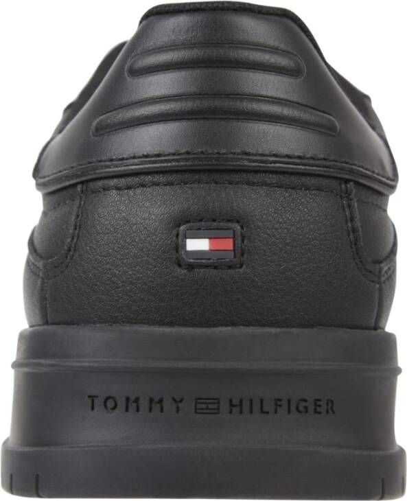 Tommy Hilfiger Gestreepte sportschoenen Black Heren