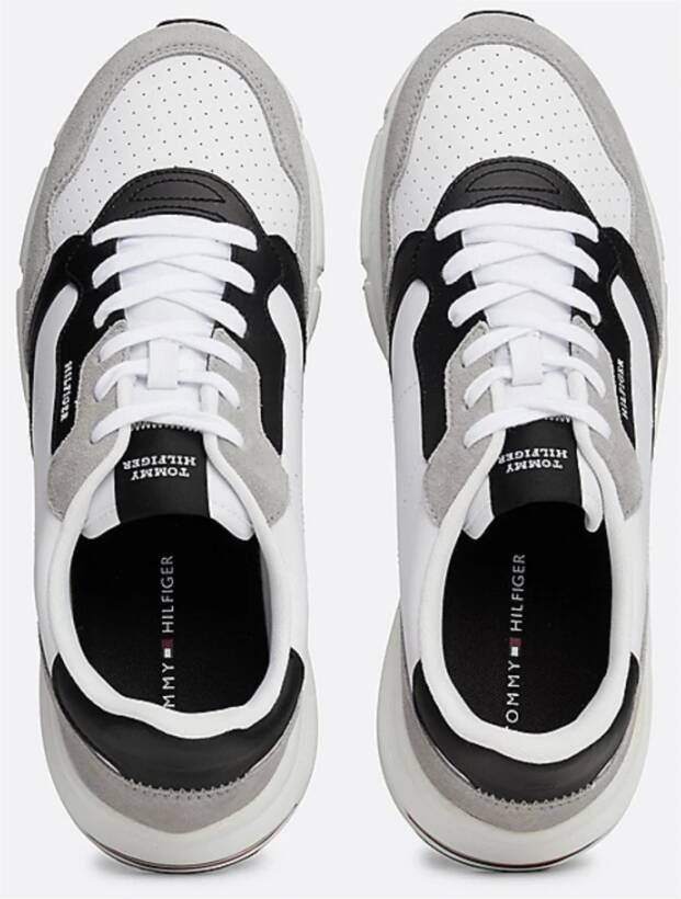 Tommy Hilfiger Heren Leren Sneakers White Heren