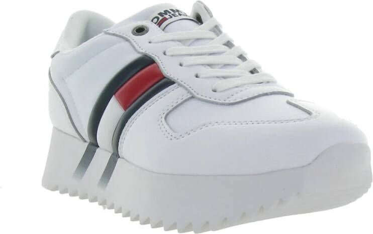 Tommy Hilfiger Hoge Cleated Sneakers White Heren