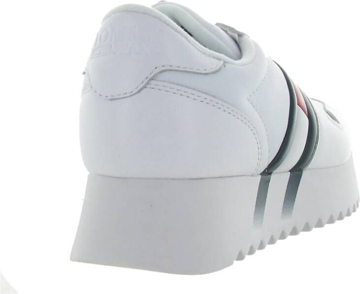 Tommy Hilfiger Hoge Cleated Sneakers White Heren