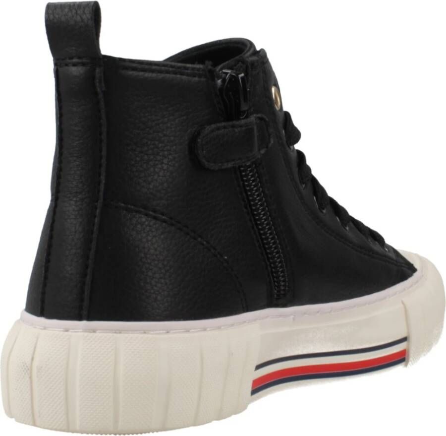 Tommy Hilfiger Hoge Top Lace-Up Sneaker Black Heren