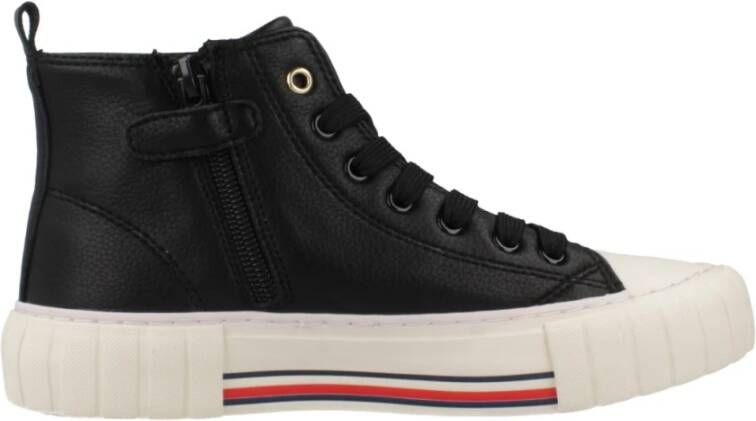 Tommy Hilfiger Hoge Top Lace-Up Sneaker Black Heren