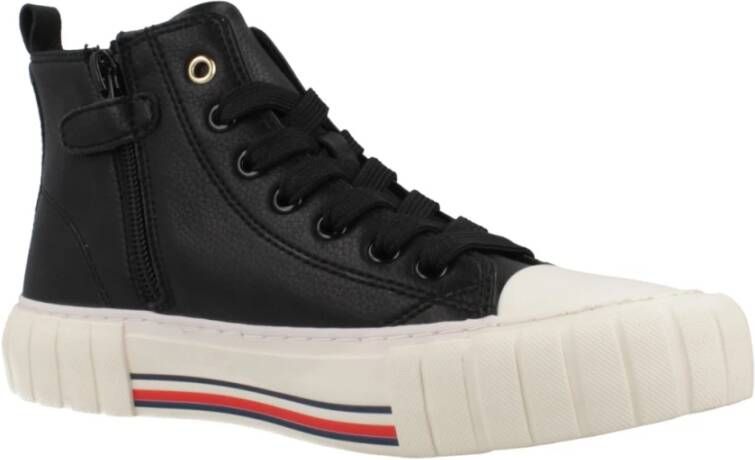 Tommy Hilfiger Hoge Top Lace-Up Sneaker Black Heren