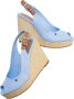 Tommy Hilfiger Iconic Elena Slingback hoge hak sandalen Blue Dames - Thumbnail 5