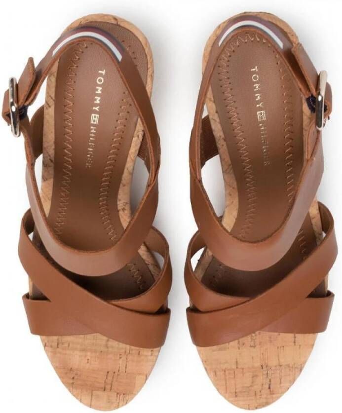 Tommy Hilfiger Kitten Heel Sandalen Brown Dames