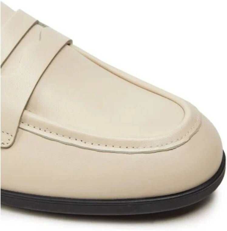 Tommy Hilfiger Klassieke Beige Loafers Slip On Stijl Beige Dames