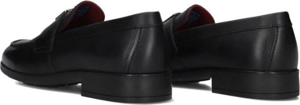 Tommy Hilfiger Klassieke Loafer Zwart Leer Vrouwen Black Dames