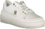 TOMMY HILFIGER Lage Sneakers Dames Basket Sneaker Low Maat: 36 Materiaal: Leatherlook Kleur: Wit - Thumbnail 5