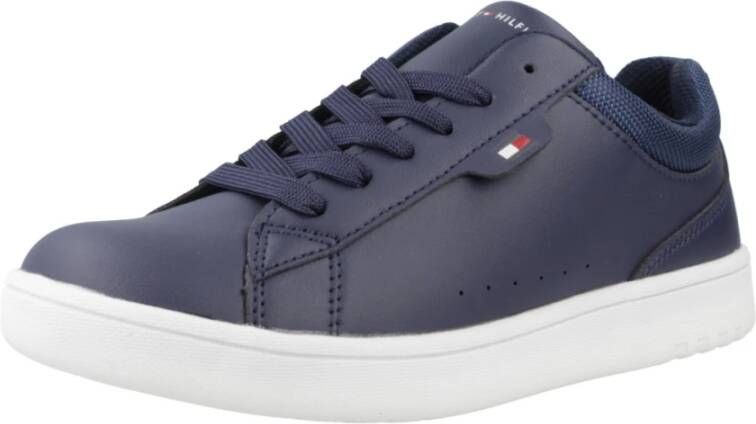 Tommy Hilfiger Laag Gesneden Vetersneaker Blue Heren