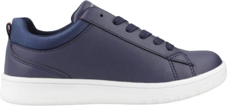 Tommy Hilfiger Laag Gesneden Vetersneaker Blue Heren