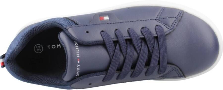 Tommy Hilfiger Laag Gesneden Vetersneaker Blue Heren