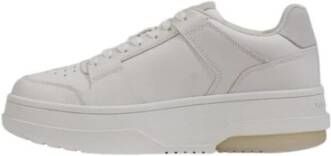 Tommy Hilfiger Lage Leren Sneaker Gray Dames