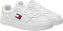 Tommy Hilfiger Lage leren sneakers met ademende gaatjes White Heren - Thumbnail 4