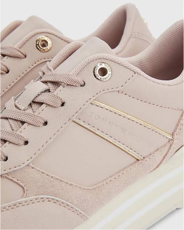 Tommy Hilfiger Lage Sneakers Beige Dames