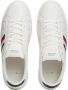 Tommy Hilfiger Sportieve leren sneaker met groene accenten White Heren - Thumbnail 4