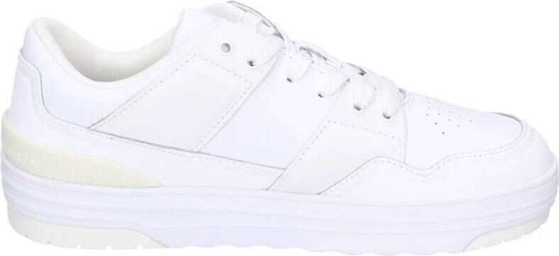 Tommy Hilfiger Leren Dames Sneakers Stijlvolle Schoenen White Dames