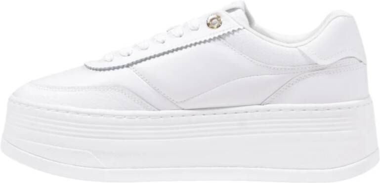 Tommy Hilfiger Leren Damesschoenen Lente Zomer Collectie White Dames