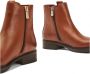 Tommy Hilfiger Leren enkellaarzen voor dames Fw0Fw05181 Brown Dames - Thumbnail 4