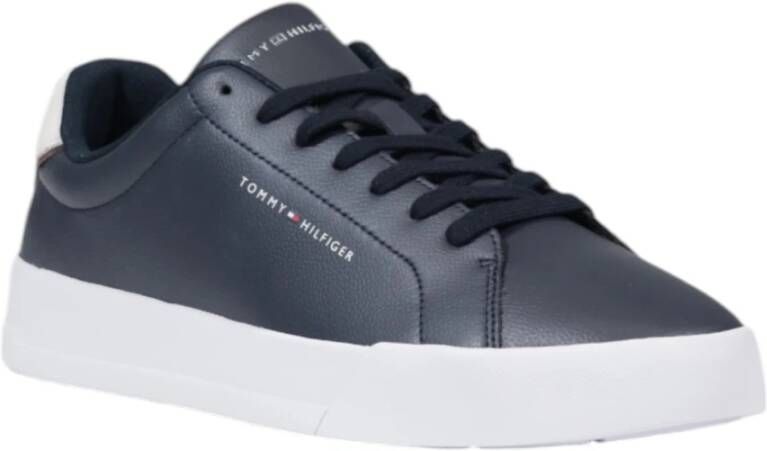 Tommy Hilfiger Leren Herenschoenen Lente Zomer Collectie Blue Heren