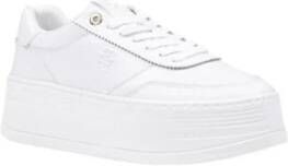 Tommy Hilfiger Leren Sneakers Dames Collectie Lente Zomer White Dames